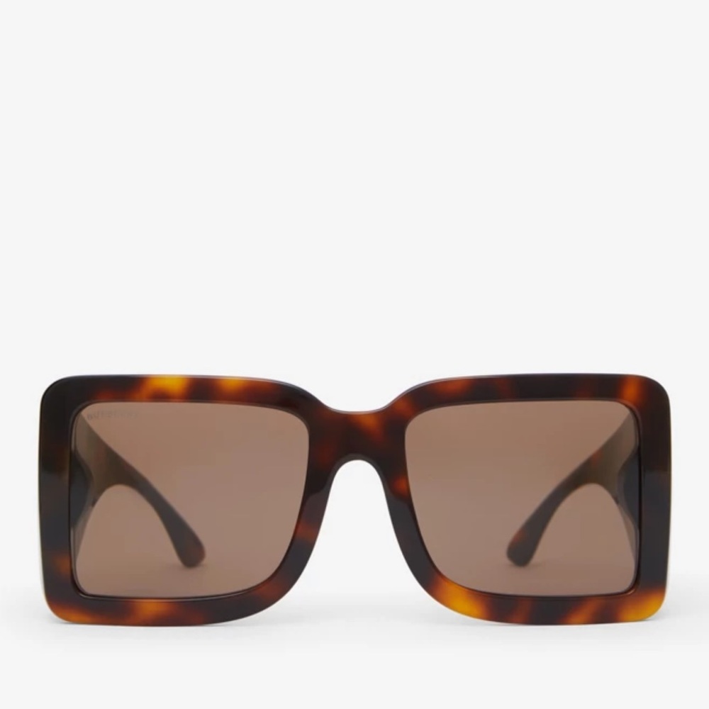 Burberry B Motif Square Frame Sunglasses